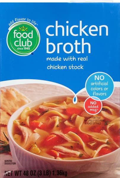 Food Club Chicken Ready To Serve Made W/Real Stock Broth Pour Spout