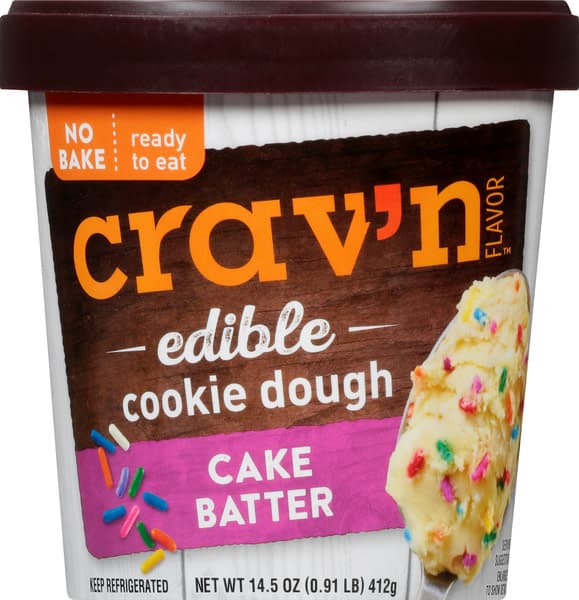 Crav'N Flavor Cake Batter Edible Cookie Dough