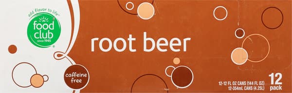 Food Club Caffeine Free Root Beer