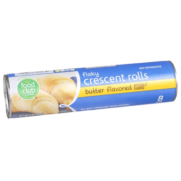 Food Club Butter Flavored Flaky Crescent Rolls