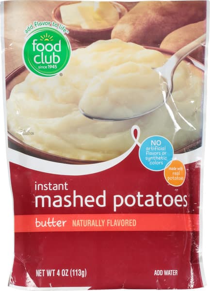 Food Club Butter Instant Mashed Potatoes