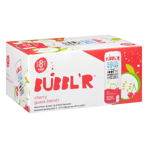 Bubbl'R Cherry Guava Blend'R Sparkling Water