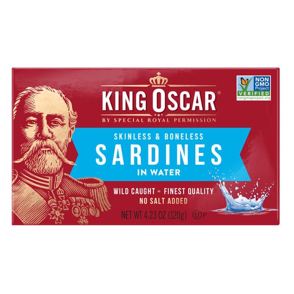 King Oscar Skinless & Boneless Sardines In Water