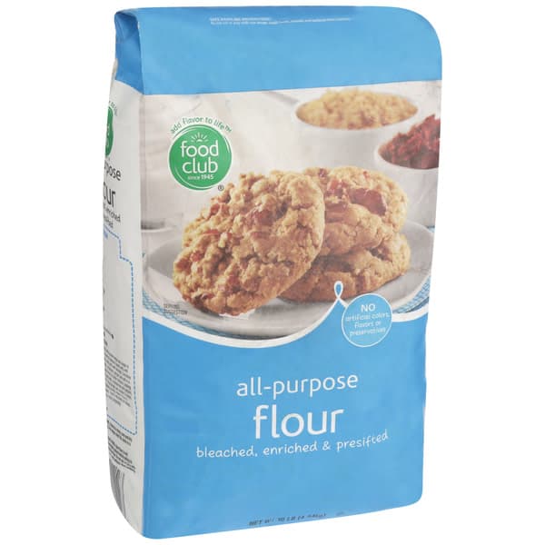 Food Club Bleached Enriched & Presifted All-Purpose Flour