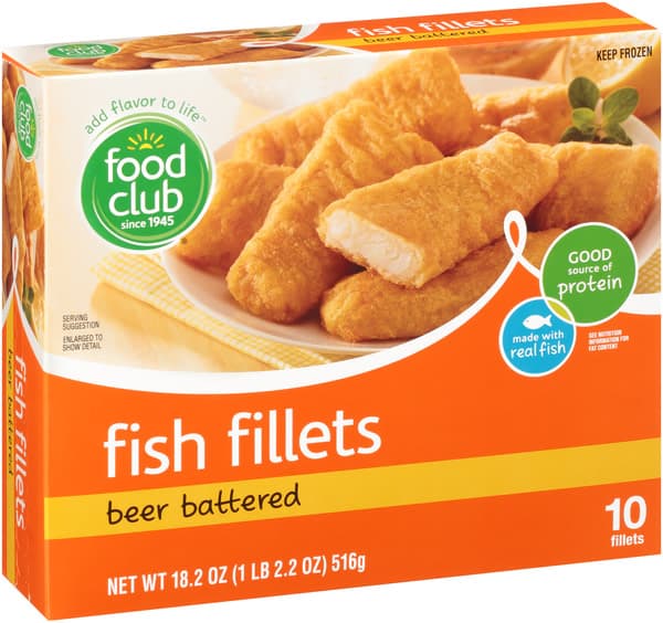 Food Club Beer Battered Fish Fillets