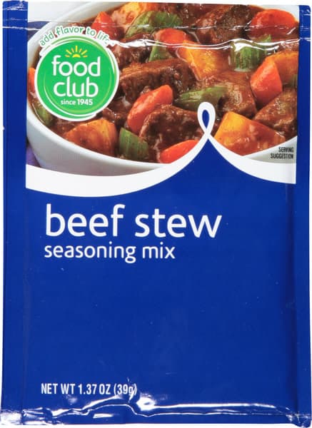 Food Club Beef Stew Seasoning Mix