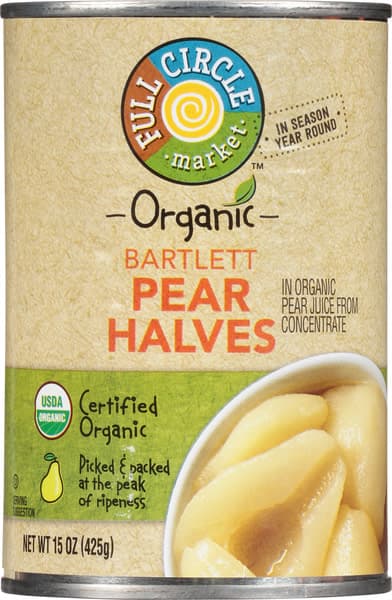 Full Circle Market Pear Halves, Bartlett