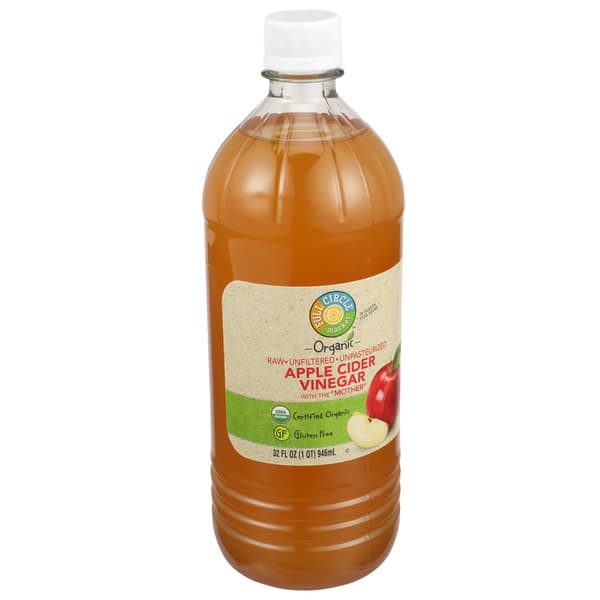 Full Circle Vinegar, Apple Cider, Organic, Raw, Unfiltered