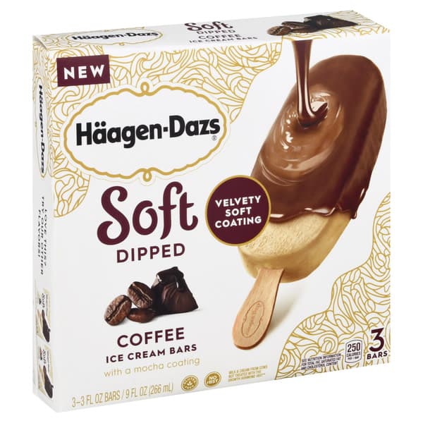 Haagen-Dazs Soft Dipped Coffee Ice Cream Bars
