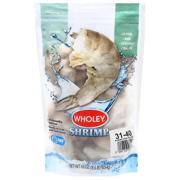 Wholey Raw Ez Peel Shrimp