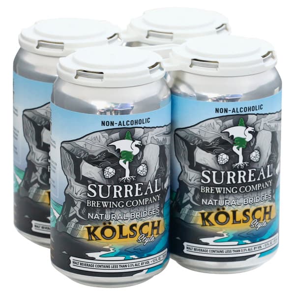 Surreal Brewing Kolsch Style Natural Bridges Malt Beverage