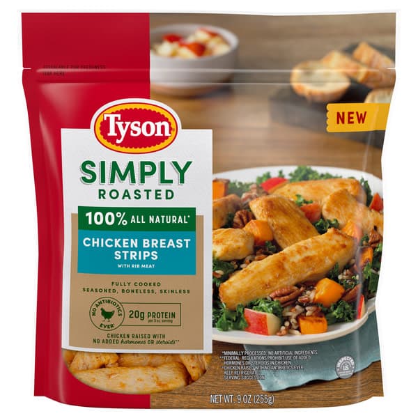 Tyson Simply Roasted 100% All Natural Chicken Breast Strips