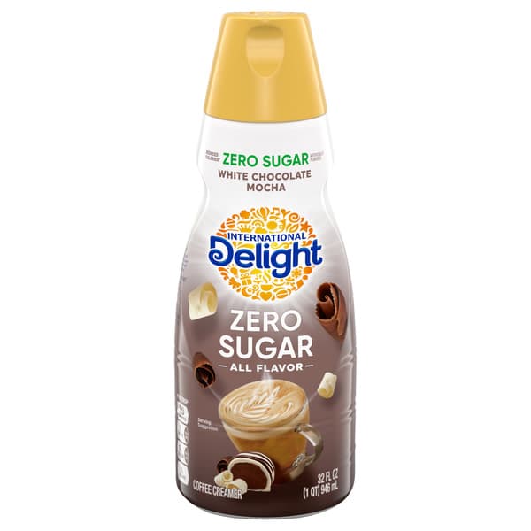 International Delight Zero Sugar White Chocolate Mocha Coffee Creamer