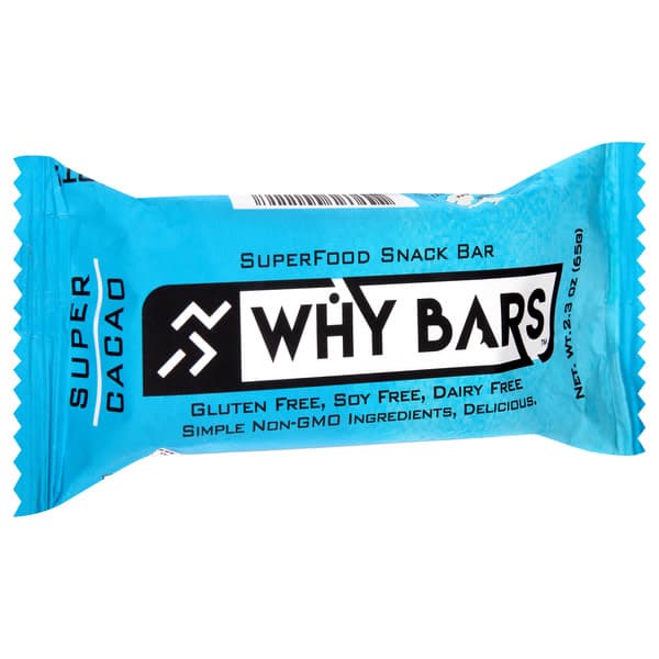 Why Bars Super Cacao Superfood Snack Bar