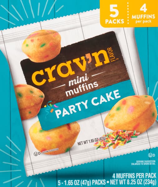 Crav'N Flavor Muffins Party Cake Mini