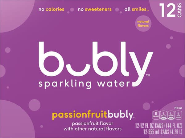 Bubly Passionfruit Sparkling Water