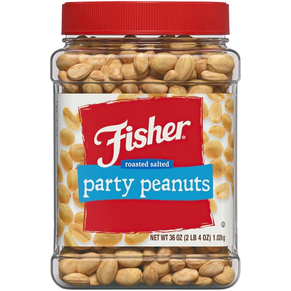 Fisher Roasted Salted Party Peanuts