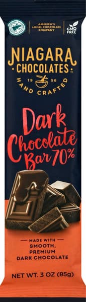 Niagara Chocolates Dark Chocolate Bar 70%