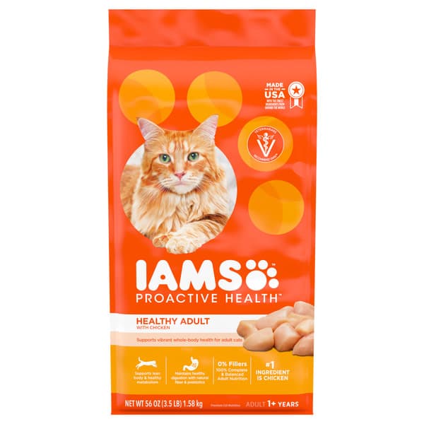 Iams Cat Nutrition Premium Healthy Adult Original With Chicken