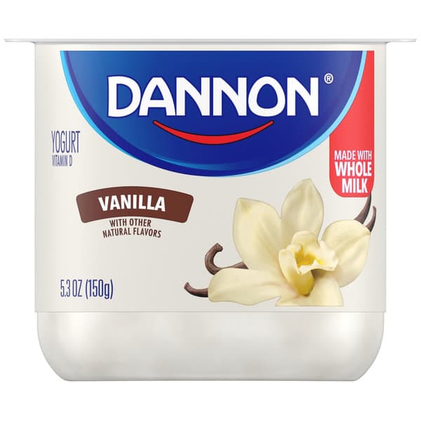 Dannon Yogurt Vanilla