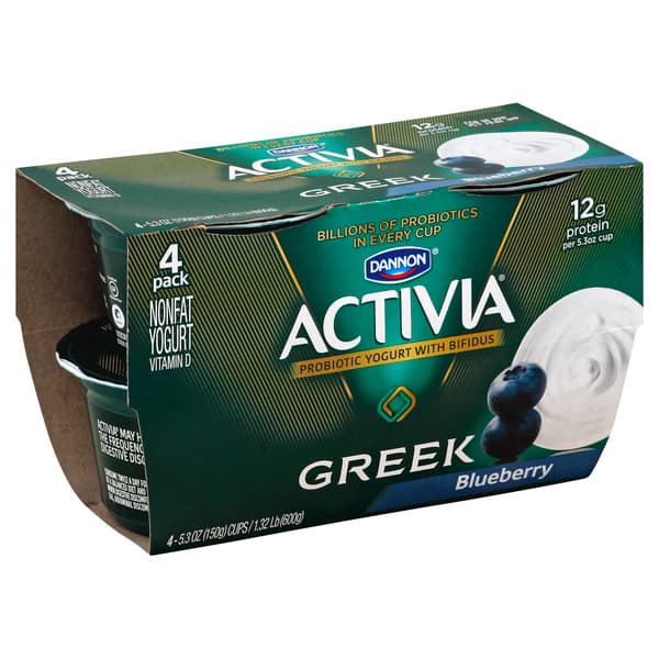 Activia Yogurt Nonfat Greek Blueberry