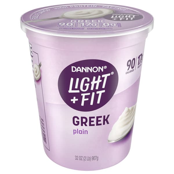 Dannon Light & Fit Greek Plain Yogurt