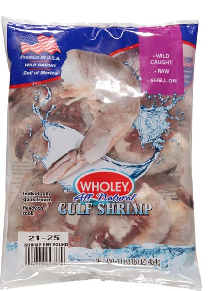 Wholey All Natural Gulf Shrimp Bag