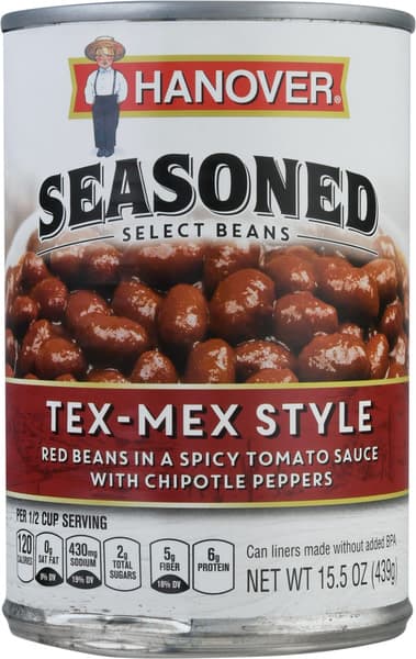 Hanover Select Beans, Seasoned, Tex Mex Style