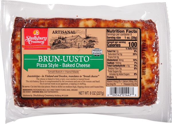 Shullsburg Creamery Brun-Uusto Pizza Style Baked Cheese