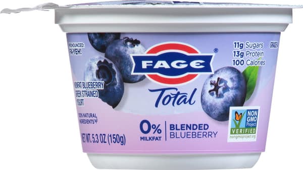 Fage Total Blended Blueberry Yogurt