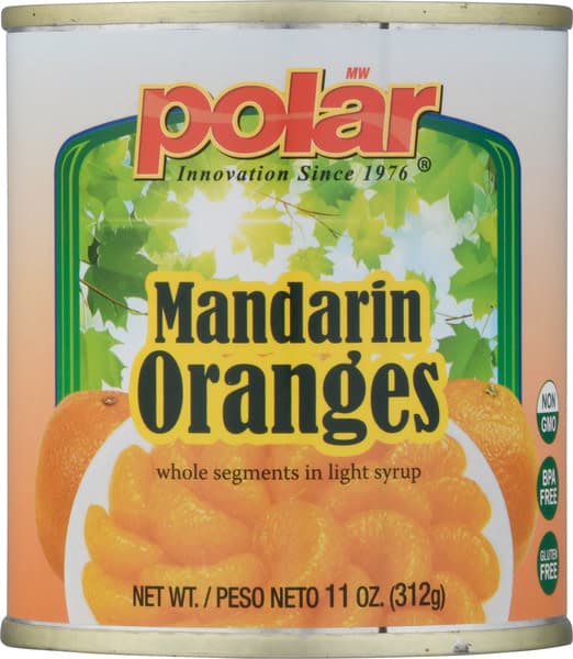 Mw Polar Mandarin Oranges In Light Syrup