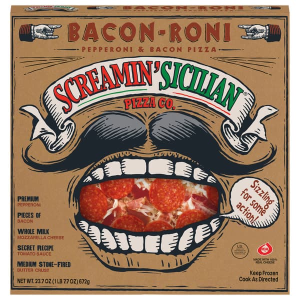 Screamin' Sicilian Pizza Co. Pizza, Bacon Roni
