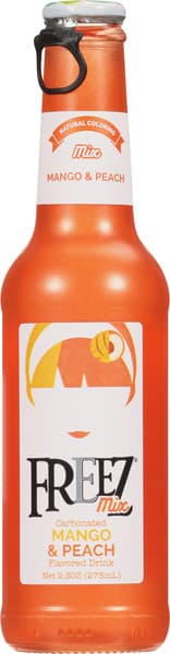 Freez Mix Carbonated Drink, Mango & Peach