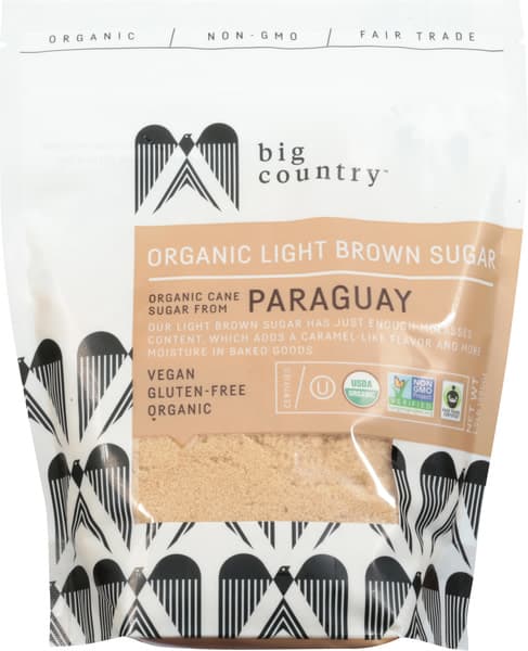 Big Country Light Brown Organic Sugar