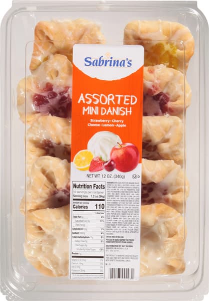 Sabrina'S Mini Assorted Danish