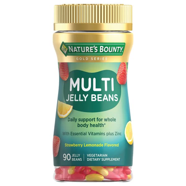 Nature'S Bounty Strawberry Lemonade Flavored Multi 90 Jelly Beans
