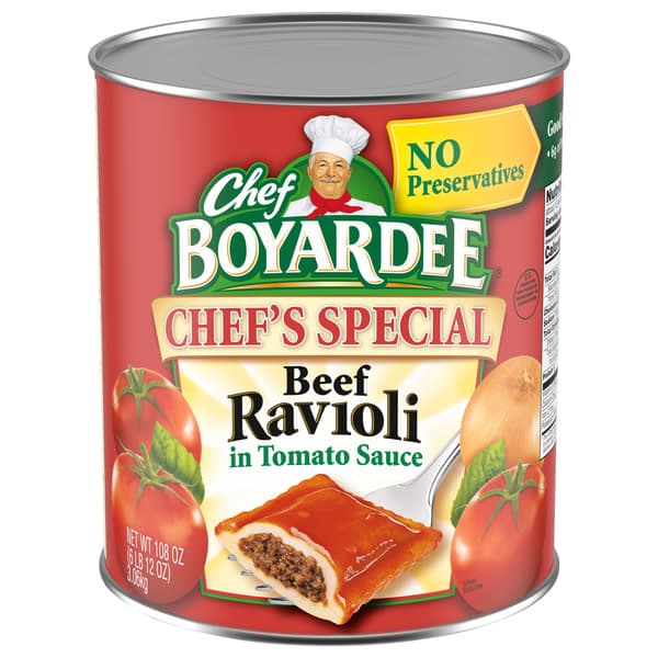 Chef Boyardee Chef'S Special Beef Ravioli In Tomato Sauce