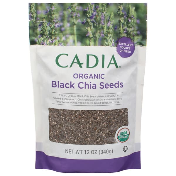 Cadia Organic Black Chia Seeds