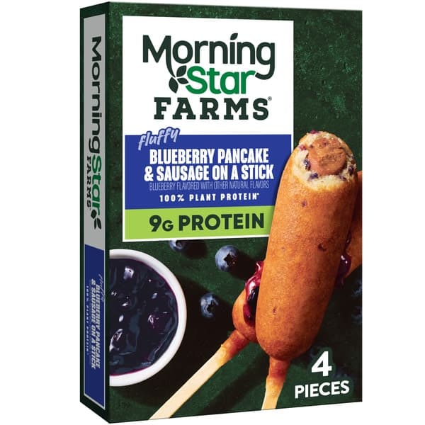 Incogmeato 100% Plant Protein Blueberry Pancake & Sausage On A