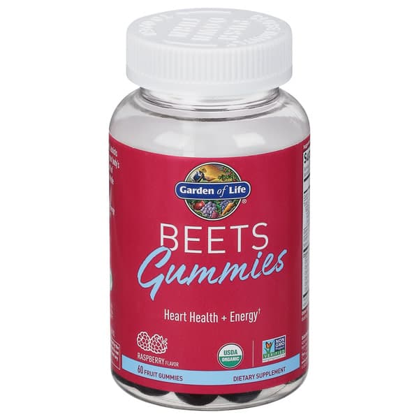 Garden Of Life Beets, Fruit Gummies, Raspberry Flavor