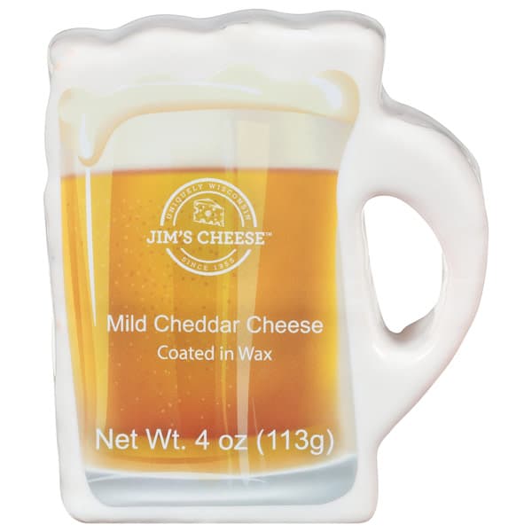 Jim'S Cheese Beer Mug Mild Cheddar Cheese