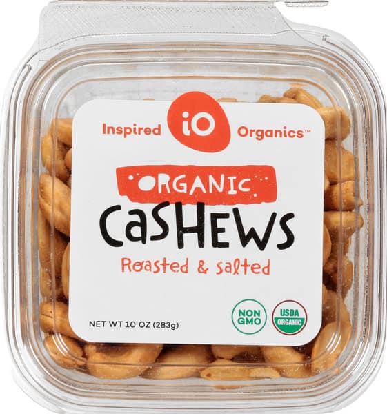 Inspired Organics Organic Roasted & Salted Cashews