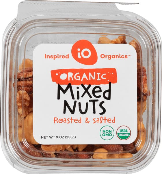 Inspired Organics Organic Roasted & Salted Mixed Nuts