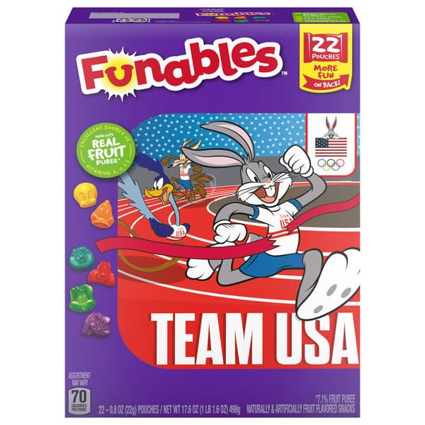 Funables Fruit Flavored Snacks 07748 156999 Looney Tunes Everyday