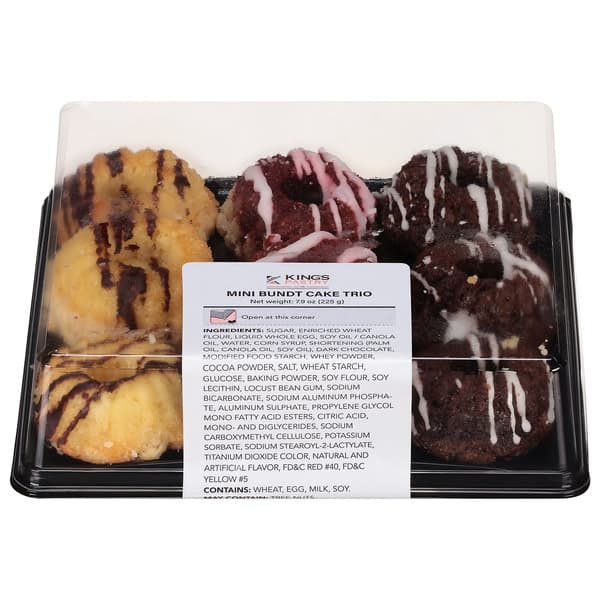 King'S Pastry Trio Bundt Cake Mini