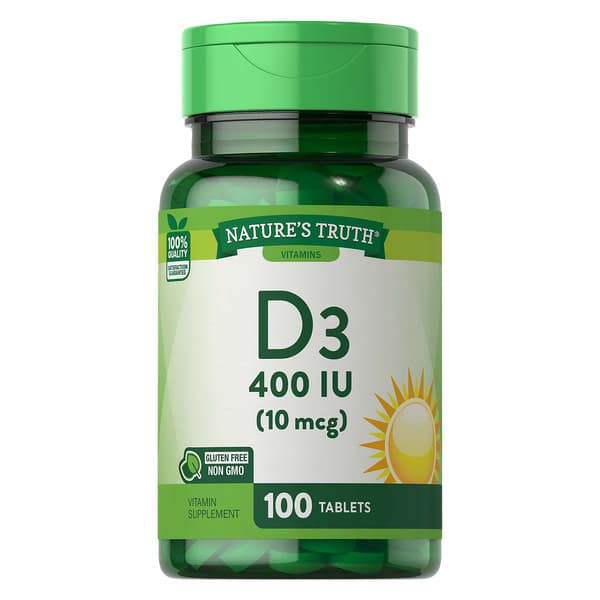 Nature'S Truth Vitamin D3 10 Mcg (400 Iu
