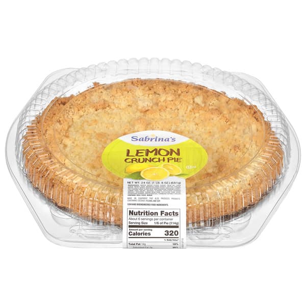 Sabrina'S Lemon Crunch Pie