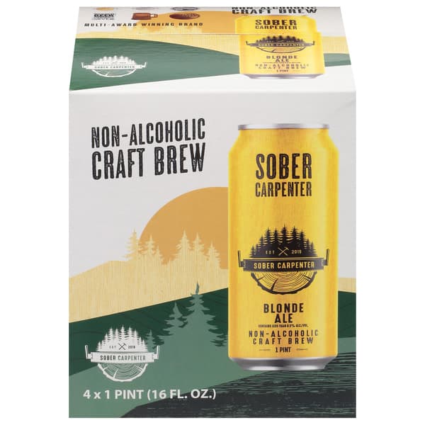 Sober Carpenter Blonde Ale Beer 