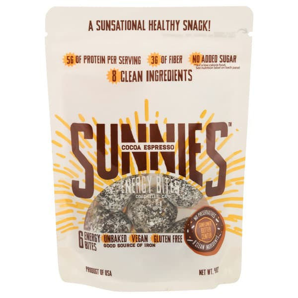 Sunnies  Cocoa Espresso Energy Bites