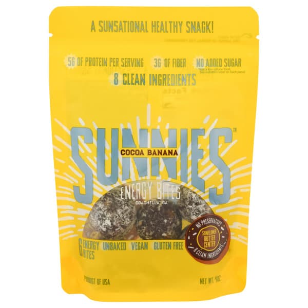 Sunnies  Cocoa Banana Energy Bites